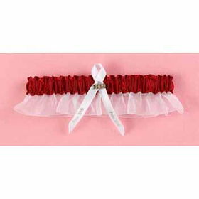 09 Red Prom Garter Case Pack 1red 