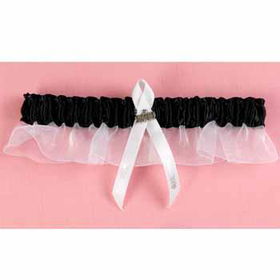 09 Black Prom Garter Case Pack 1black 