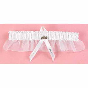 09 White Prom Garter Case Pack 1white 