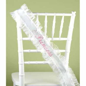 Princess Sash with Ruffles Case Pack 1princess 