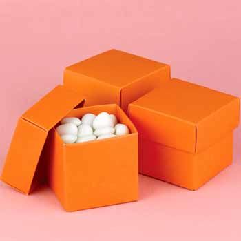 Orange Mix & Match Favor Boxes Case Pack 1orange 