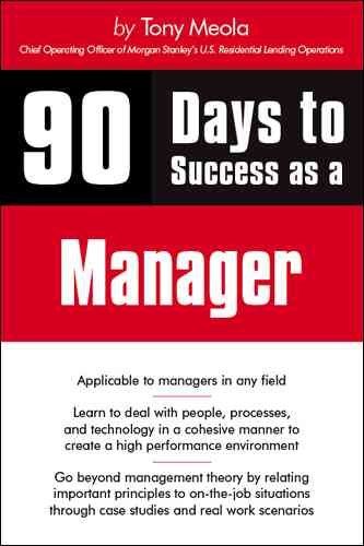 90 Days to Success As a Managerdays 
