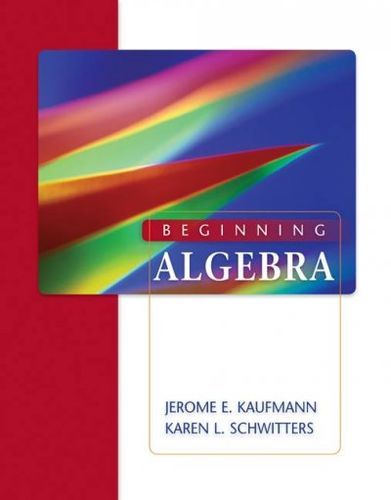 Beginning Algebrabeginning 