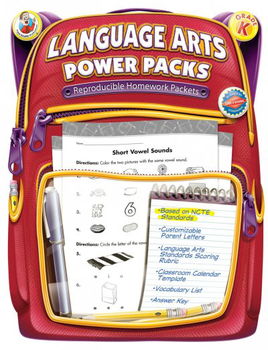 Language Arts Power Packs, Grade Klanguage 