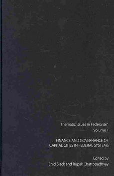 Finance and Governance of Capital Cities in Federal Systemsfinance 