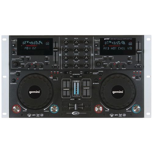 GEMINI CDMP-6000 DUAL CD/MP3/USB MIXING CONSOLEgemini 