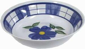 Melamine Bowl Salad- Blue Flower Case Pack 120melamine 