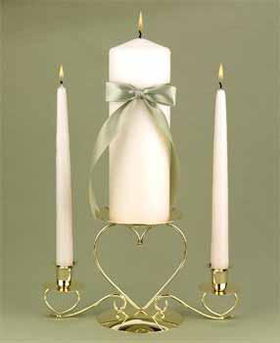 Ivory Customized with Color Unity Candle Case Pack 1ivory 