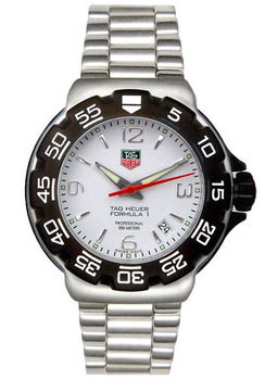 Men's Formula 1 Stainless Steel White Dialmen 