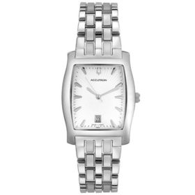 Men's Stainless Steel White Dialmen 