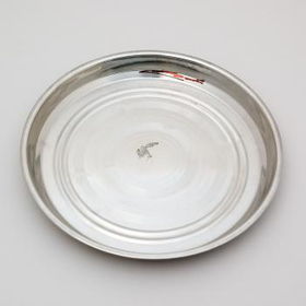 Stainless Steel Round Serving Plate Case Pack 72stainless 