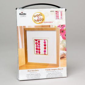 Crewel Red Hot Dots Embroidery Kit Case Pack 48