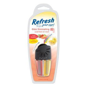 Refresh Your Car Dual Scent Oil Wick-Fresh Strawb Case Pack 3