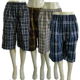 Men's Plaid Shorts Case Pack 12