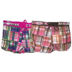 Girls Plaid Shorts Case Pack 12