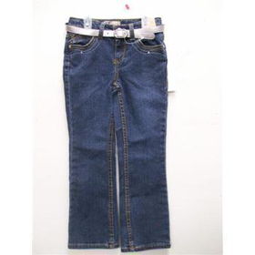4-6x Girls Jeans With Silver Belt Case Pack 16girls 