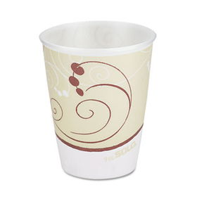 SOLO Cup Company WX9J8002 - Symphony Design Trophy Foam Hot/Cold Drink Cups, Wrapped, 9 oz Beige, 900/Cartonsolo 
