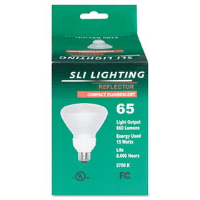 SLI Lighting 26142 - Mini-Lynx Flood, Soft White Energy Saver Fluorescent Bulb, 15 Watts