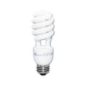 SLI Lighting 26327 - Mini-Lynx Spiral, Cool White Energy Saver Fluorescent Bulb, 15 Watts