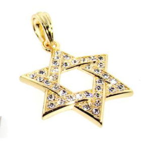 Star of David Charm | Gold Case Pack 1star 