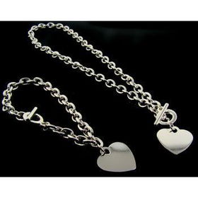 Tiffany Inspired Necklace and Bracelet Set Case Pack 6