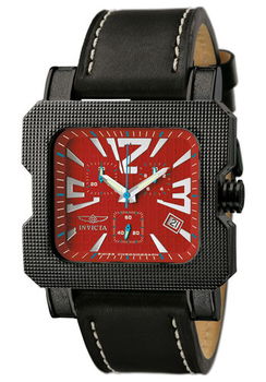Men's Vasuki Speedway Chronograph Black Leathermen 