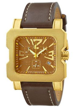 Men's Vasuki Speedway Chronograph Brown Leathermen 