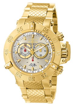 Men's Subaqua Chronograph Yellow Gold Tone Stainless Steelmen 