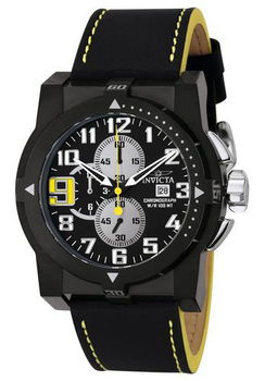 Men's Speedway Chronograph Black Leathermen 