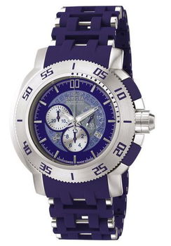 Men's Sea Spider Chronograph Blue Rubbermen 