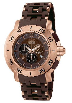Men's Sea Spider Chronograph Brown Rubbermen 
