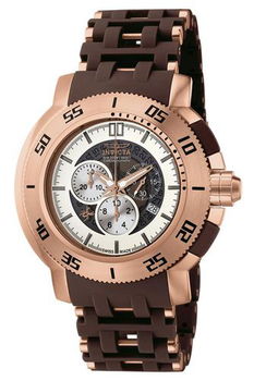 Men's Sea Spider Chronograph Brown Rubbermen 