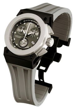 Men's Akula Chronoraph Gray Rubbermen 