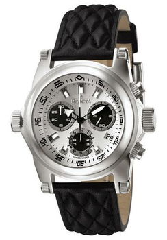 Men's Force Chronograph Black Leathermen 