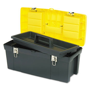 Stanley 019151M - Series 2000 Toolbox w/Tray, Two Lid Compartments