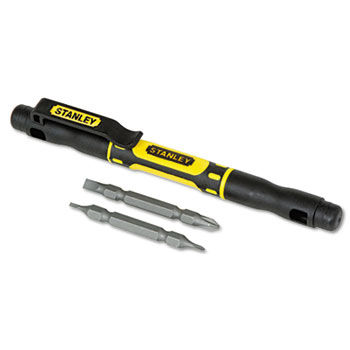 Stanley 66344 - 4-in-1 Pocket Screwdriver, Blackstanley 