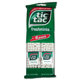 Advantus SN00161 - Tic Tac Mints Freshmint, .63 oz, 6 Dispensers/Packadvantus 