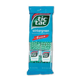 Advantus SN00167 - Tic Tac Mints Wintergreen, .63 oz., 6 Dispensers/Pack