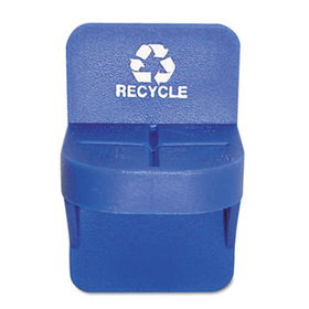 Advantus TBC6CSRC - Trash Bag Cinch, 1 5/8 x 1 5/8 x 2 3/16, Blue Recycle, 6/Packadvantus 
