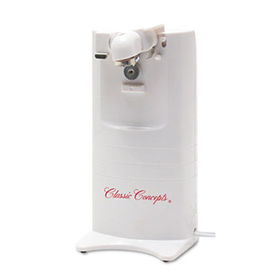Classic Coffee Concepts C9606 - 4-in-1 Electric Can Opener, White