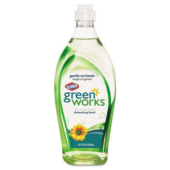 Clorox 30168 - Green Works Natural Dishwashing Liquid Original, 22 oz. Bottleclorox 