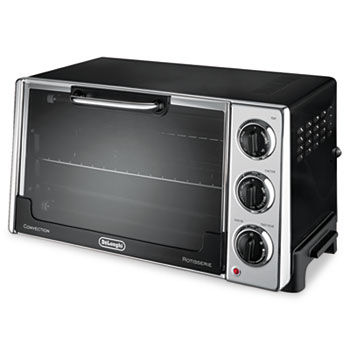 DeLONGHI RO2058 - Convection Oven w/Rotisserie, 12.5-Liter, 0.5 cu. ft., Blackdelonghi 