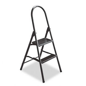 Louisville L436202BX - QS2 Quick Step Steel Two-Step Folding Stool, 11-3/4w x 16-1/4 Spread x 24-3/4hlouisville 