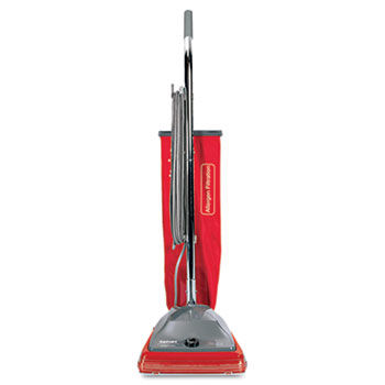 Electrolux Sanitaire SC688A - Commercial Standard Upright Vacuum, 19.8 lbs, Red/Gray
