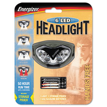 LED Headlight, 3 AAA, Green