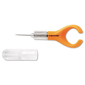 Fiskars 1263057097 - Fingertip Craft/Hobby Knife w/Replaceable #11 Stainless Steel Blade, Orange