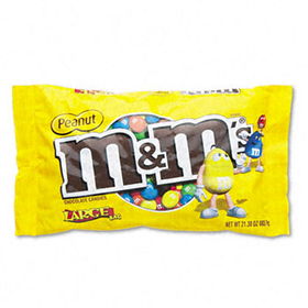 M & M's 24929 - Milk Chocolate/Candy Coated Peanuts, 19.2 oz Pack