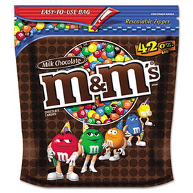 M & M's 32438 - Milk Chocolate w/Candy Coating, 42 oz Bag