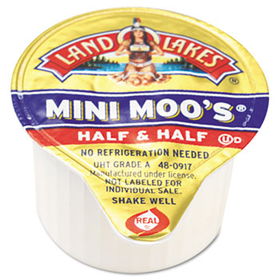 Land O' Lakes 6328199 - Mini-Moo's Creamers, Real Dairy Half & Half, 180/Cartonland 