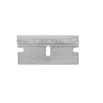 Sheffield 12854 - Single Edge Safety Blades for Standard Safety Scrapers, 10/Pack